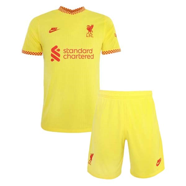 Camiseta Liverpool Replica Tercera Ropa Niño 2021/22